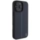4. Etui Mercedes MB Blue Line Leather MagSafe na iPhone 16 Pro Max - granatowe