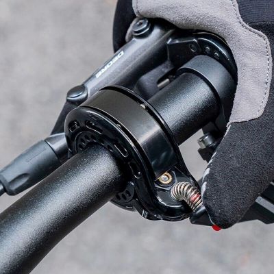 7. Dzwonek rowerowy Rockbros 34210028001 w kształcie litery Q - czarny