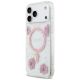 2. Etui Guess Resin Flowers Glitter MagSafe na iPhone 17 Pro Max - różowe