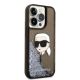 4. Etui Karl Lagerfeld Glitter Karl's Head na iPhone 14 Pro Max - czarne
