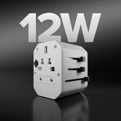 3. Adapter podróżny SBS TEADAPTUSBTCUNI USB-C USB-A uniwersalny - biały