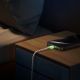 4. Kabel Joyroom S-A53 60W USB-C - USB-C z fluorescencyjną końcówką 1,2 m - beżowy