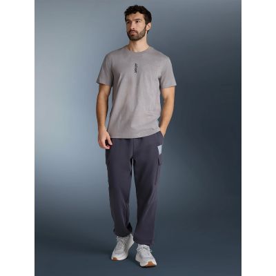 6. T-shirt regular z nadrukiem męski 4F 4FRAW25TTSHM3385-27A