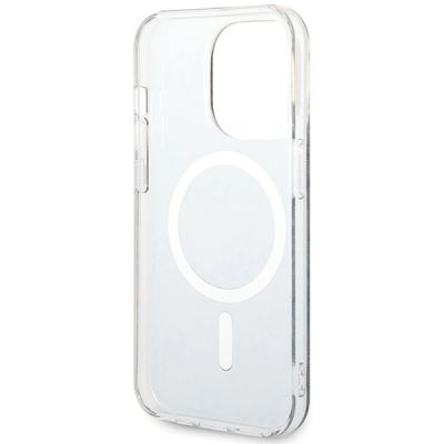 6. Etui Guess IML 4G MagSafe na iPhone 15 Pro - czarne