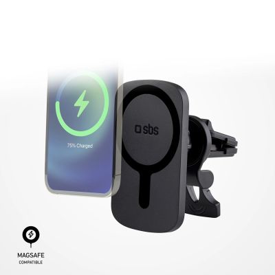 3. Uchwyt do smartfona z ładowarką SBS TESUPWIR15WMS kompatybilny z MagSafe - czarny
