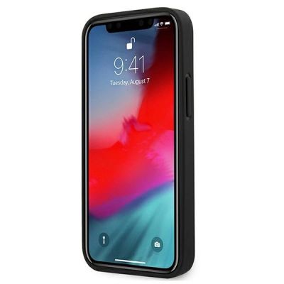 5. Etui BMW Signature Tire Marks na iPhone 12 mini - czarne