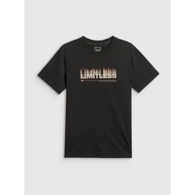 5. T-shirt regular z nadrukiem męski 4F 4FRSS26TTSHM4227-20S