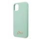 3. Etui Guess Silicone Vintage Gold Logo na iPhone 11 Pro Max - zielone