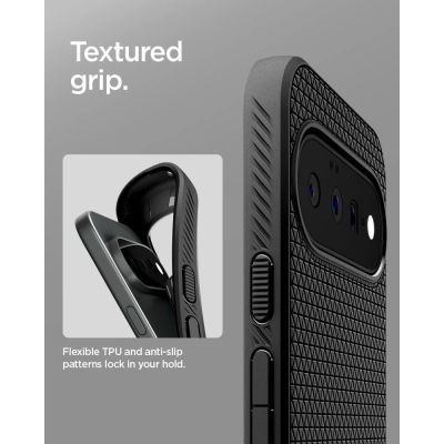 10. Etui Spigen Liquid Air na Google Pixel 11 - czarne matowe