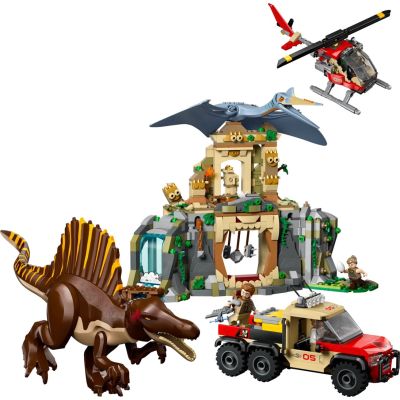 3. LEGO Jurassic World 76976 Powietrzna misja z kecalkoatlem i spinozaurem