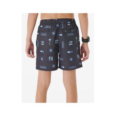 7. Boardshorty RIP CURL Tube Heads Sun Volley Mesh -Bo czarny