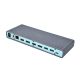3. i-tec CADUAL4KDOCK stacja dokująca Przewodowa USB 3.2 Gen 1 (3.1 Gen 1) Type-C Czarny, Turkusowy