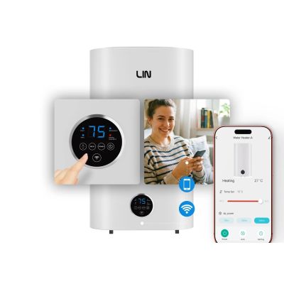3. Bojler elektryczny LIN LIFVD1SMWH 100L UNIVERSAL biały WiFi