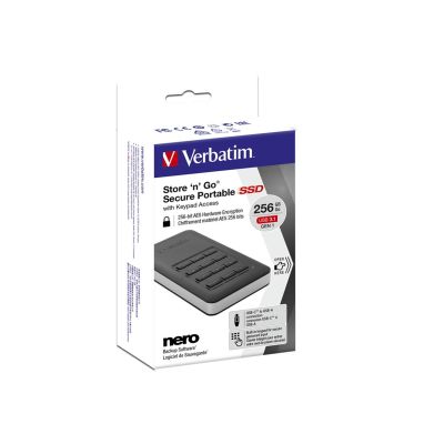 5. Verbatim Store'n'Go 256 GB USB Type-C 3.2 Gen 1 (3.1 Gen 1) Czarny, Srebrny