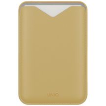 Magnetyczny portfel UNIQ Lyden Evo na telefon - żółty