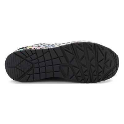 7. SKECHERS UNO-SPREAD THE LOVE BLACK/PURPLE/TURQUI 155507-BPTQ