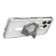 5. Obudowa ochronna do iPhone 16 Pro Max kompatybilna z MagSafe oraz podstawka Magnetic Ring Stand (ice-white/titanium)