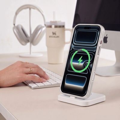 6. Etui Tech-Protect MagPrime MagSafe CC na iPhone 18 Pro / 17 Pro - szare matowe