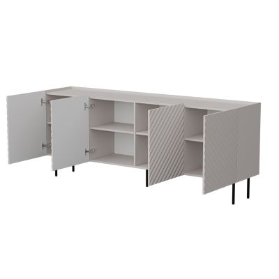 2. Komoda 4D LUCCA 200x40x80 kaszmir