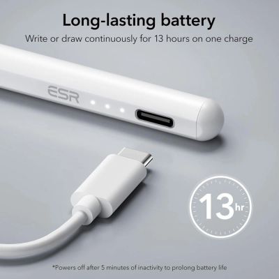 2. Rysik ESR Digital+ Magnetic Stylus Pen do iPada - biały