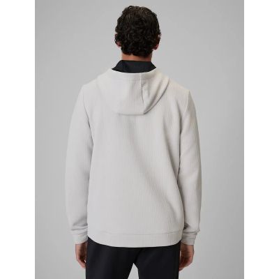 2. Bluza treningowa regular ze strukturalnej dzianiny męska 4F 4FWAW26TFSWM0891-11S