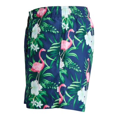 2. Jack&Jones męskie kąpielówki JWHARUBA SWIM PRINTS SHORTS 12206537 NAVY BLAZER FLAMINGO