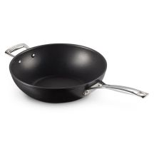 Le Creuset hartowany nieprzywierający Stir-Fry srebrny 30cm