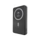 Powerbank magnetyczny Dudao K14S 20W 5000mAh 1x USB-A 1x USB-C - czarny