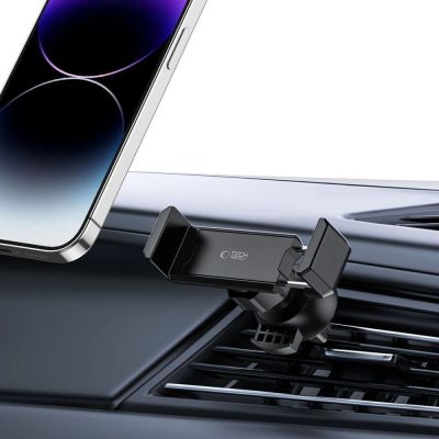 6. Uchwyt Tech-Protect V3 mini na telefon do samochodu na kratkę nawiewu - czarny