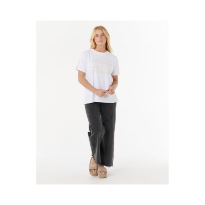 4. Koszulka RIP CURL OCEANIC RELAXED TEE biała