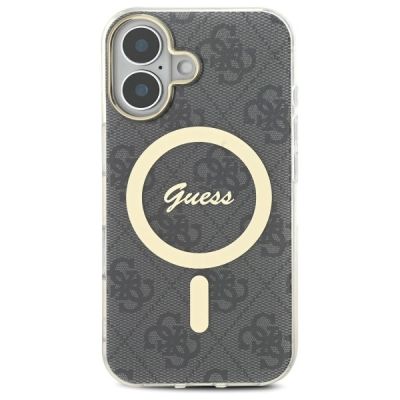 3. Etui Guess IML 4G MagSafe na iPhone 16 Plus - czarne