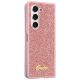 5. Etui Guess Glitter Script na Samsung Galaxy Z Fold 5 - różowe