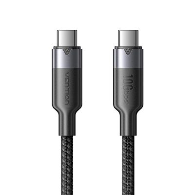 3. Kabel USB-C do USB-C Vention USB 3.2 5A 10Gbps 1m czarny