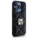 4. Etui DKNY Quilted Stack Logo na iPhone 15 Pro Max - czarne