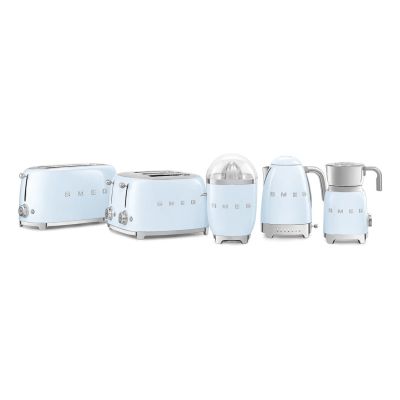 9. Toster Smeg TSF02PBEU 4 kromki 1500W Niebieski