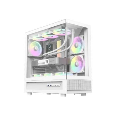 15. GameMax NEX C51 WH zabezpieczenia & uchwyty komputerów Biały
