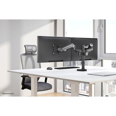 18. Neomounts DS70-750BL2 uchwyt/stojak do monitorów 68,6 cm (27") Biurko Czarny