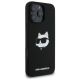 4. Etui Karl Lagerfeld Silicone Choupette Head Print MagSafe na iPhone 16 Pro - czarne
