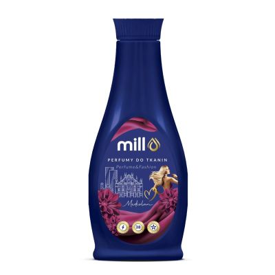 5. Zestaw środków do pralek Mill – kapsułki 2×30 szt. + perfumy do tkanin 750 ml + płyn do pralek 300 ml
