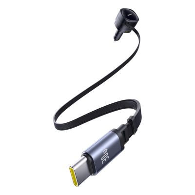 4. Ładowarka samochodowa Baseus Enjoyment Max 90W 2x USB-C + kabel USB-C i Lightning – czarna