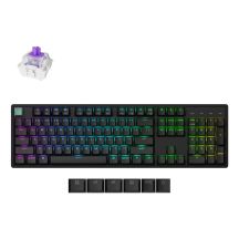 Keychron K10 HE klawiatura Gaming USB + RF Wireless + Bluetooth QWERTY Angielski Czarny