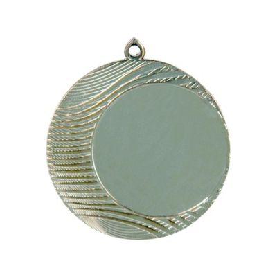 9. Medal srebrny ogólny z miejscem na emblemat 50 mm - medal stalowy