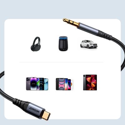 11. Kabel Joyroom Audio Transfer Series SY-A07 mini jack 3,5 mm / USB-C 1,2m - czarny