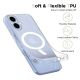 3. Etui Tech-Protect FlexAir MagSafe na iPhone 17- przezroczysto-brokatowe