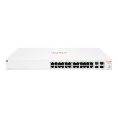 4. HPE Aruba Networking Aruba Instant On 1930 24G Class4 PoE 4SFP/SFP+ 370W Zarządzany L2+ Gigabit Ethernet (10/100/1000) Obsługa PoE 1U Biały