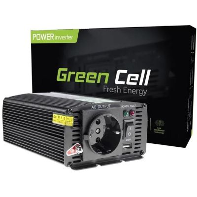 3. GREEN CELL PRZETWORNICA INV01DE 12V - 230V 300W/60