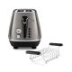 5. Toster elektryczny DeLonghi Distinta CTIN2103.TB