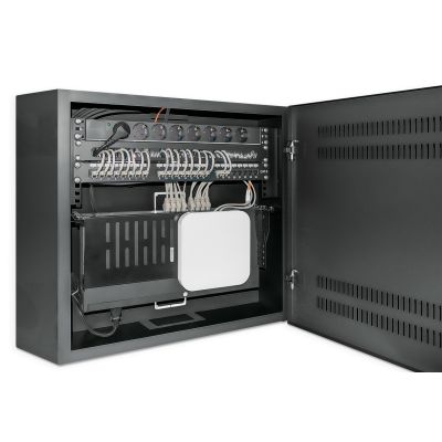 6. Intellinet 713689 stojak 2U/4U Szafa wisząca Czarny