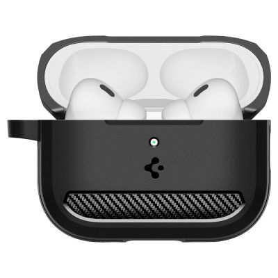 3. Etui Spigen Rugged Armor na AirPods Pro 3 - czarny mat