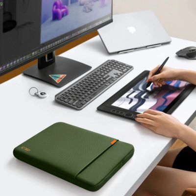 11. Torba Tech-Protect Defender na laptopa 13-14 - zielona